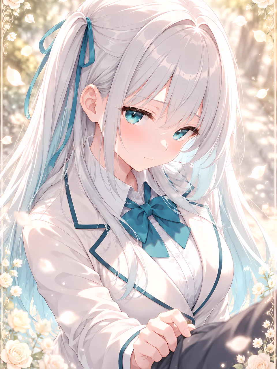 みなもと白ビキニでいちゃいちゃ♡